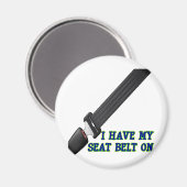 シートベルト着用 マグネット (正面/裏面)