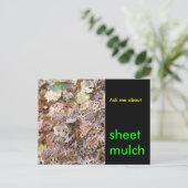 シートマルチについて聞いて ポストカード (スタンド正面)