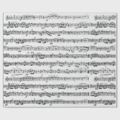 シートミュージックの斑点のある紙 ラッピングペーパー (フラット)