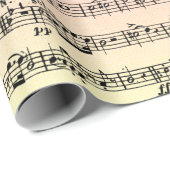 シートミュージックオンレインボー紙 ラッピングペーパー (ロールコーナー)