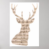 シートミュージックディアポスター ポスター (正面)