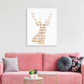 シートミュージックディアーラップ キャンバスプリント (インサイチュ (リビング))