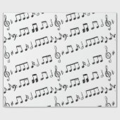 シートミュージックノートギフト紙 ラッピングペーパー (フラット)