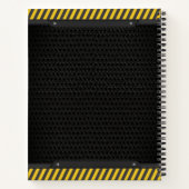 シートメタルらせんノートブック ノートブック (裏面)