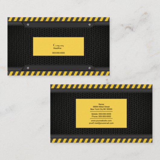 シートメタル 名刺 (正面/裏面)