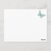 シートリージェンシーレディ – ターコイズ ポストカード (裏面)