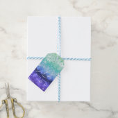 シートロピカルバースデーパーティーの下で ギフトタグ (より糸付き)