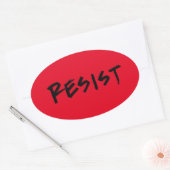 シート当たりステッカー4に抵抗する 楕円形シール (封筒)