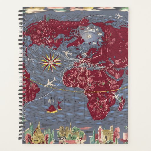 シート1～8:エールフランス プランナー手帳 (正面)