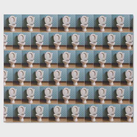 シートPp付きホワイトトイレ ラッピングペーパー (フラット)