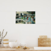 シードされたレーズンを工場で梱包する労働者 ポスター (キッチン)