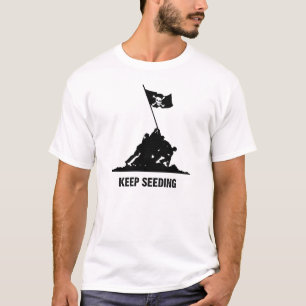 シードを保って下さい Tシャツ