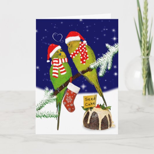 シードケーキクリスマスカード カード (正面)