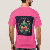 シードショップTシャツデザインのロゴ Tシャツ (裏面)