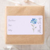 シードパケットのシール |フラワーシードパケットラベル ラベル (インサイチュ)