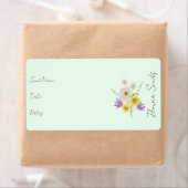 シードパケットのシール |フラワーシードパケットラベル ラベル (インサイチュ)