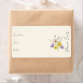 シードパケットのシール |フラワーシードパケットラベル ラベル (インサイチュ)