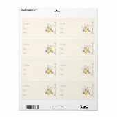 シードパケットのシール |フラワーシードパケットラベル ラベル (フルシート)