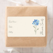 シードパケットのシール |フラワーシードパケットラベル ラベル (インサイチュ)