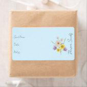 シードパケットのシール |フラワーシードパケットラベル ラベル (インサイチュ)