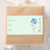 シードパケットのシール |フラワーシードパケットラベル ラベル (インサイチュ)