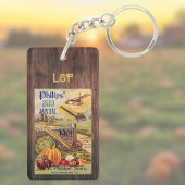 シードパケットカタログファームヴィンテージベジモノグラム キーホルダー