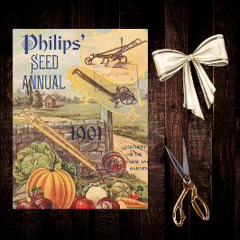シードパケットカタログベジタブルファーム1901ヴィンテージ 薄葉紙