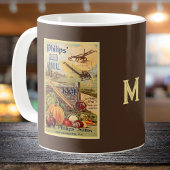 シードパケットカタログ植物農園ヴィンテージイニシャル コーヒーマグカップ