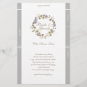 シードパケットテンプレート結婚式の引き出物 (正面)