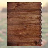 シードパケットファームカタログヴィンテージアートフェイクw Wood ノートブック