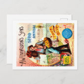 シードパケットポストカード。 ポストカード (正面/裏面)