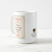 シードパケット コーヒーマグカップ (正面左)