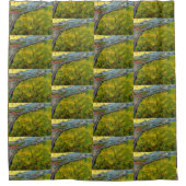 シードフィールドアットサンライズbyビンセント・ヴァンゴッホ シャワーカーテン (正面)