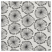 シードヘッド – 黒（白） ファブリック (見本)