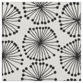 シードヘッド – 黒（白） ファブリック (クローズアップ)