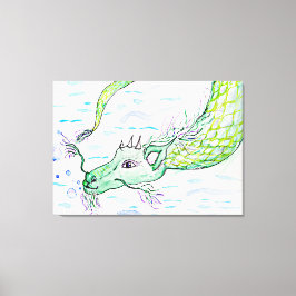 シードラゴンアートストレッドキャンバスプリント キャンバスプリント