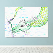 シードラゴンアートストレッドキャンバスプリント キャンバスプリント (インサイチュ (ウッドフロア))