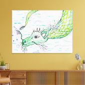 シードラゴンアートストレッドキャンバスプリント キャンバスプリント (インサイチュ (リビング))