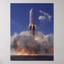 シードラゴン発射ポスター