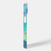 シードラゴン金ゴールドブルースパークルズモノグラム Case-Mate iPhoneケース (裏面 / 右)