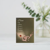 シードラゴン2アガテモノグラムグレー白レッド 名刺 (スタンド正面)