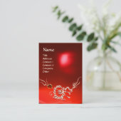 シードラゴン2ルビーモノグラムブルーホワイトレッド 名刺 (スタンド正面)