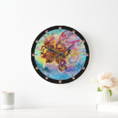 シードラゴン ラージ壁時計 (ホーム)