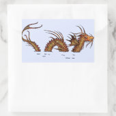 シードラゴン 長方形シール (バッグ)