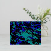 シードリームズフォイル招待状ハガキ 箔招待状ポストカード (立ち正面)