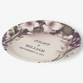 シードルーラルファームウッドフルーツアイビーヴィンヤード結婚ズ ペーパープレート (アングル)