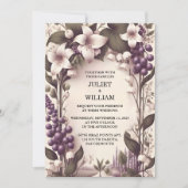 シードルーラルファームウッドフルーツアイビーヴィンヤード結婚ズ 招待状 (正面)