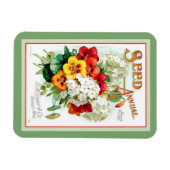 シード年次1879セージ緑の磁石 マグネット (横)