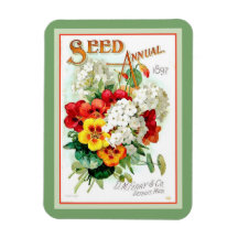 シード年次1879セージ緑の磁石