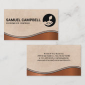 シード・ロゴの追加 | 庭師 名刺 (正面/裏面)